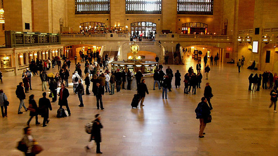 Commuters in Grand Central Terminal