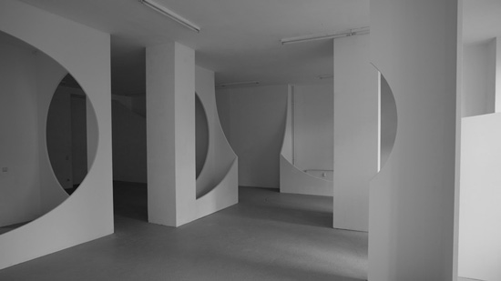 Image of an undecorated white interior