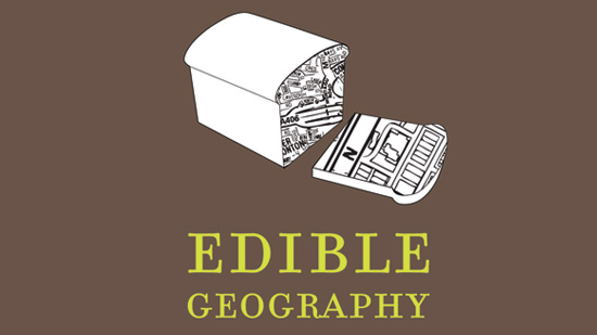 Illustration of Edible Geography: a loaf of bread